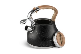 Чайник Edenberg со свистком 3,0 л черный цена и информация | Чайники, кофейники | pigu.lt