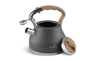 Чайник Edenberg со свистком 3,0 л, белый цена и информация | Чайники, кофейники | pigu.lt