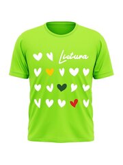 Marškinėliai vaikams salotiniai širdelės kaina ir informacija | Lietuviška sirgalių atributika | pigu.lt