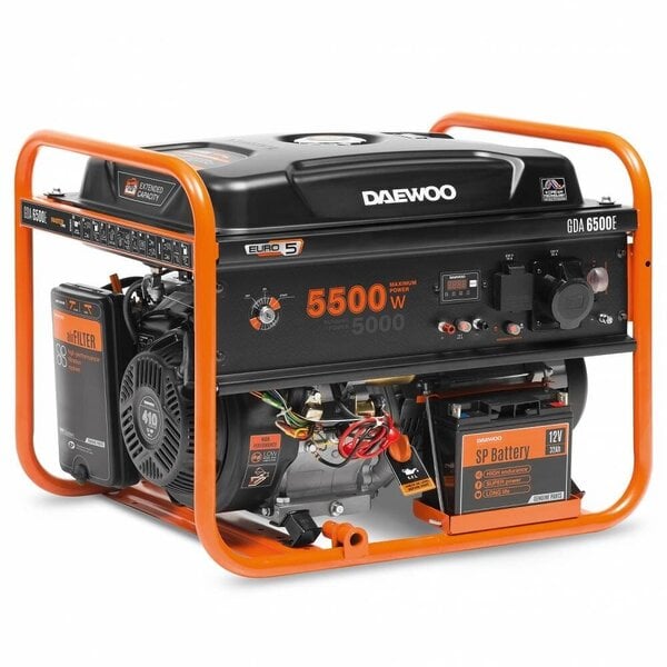 Benzininis elektros generatorius Daewoo GDA 6500E kaina | pigu.lt