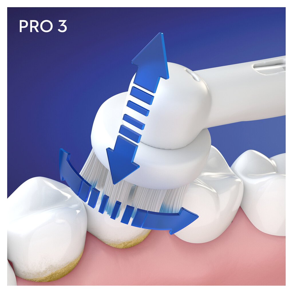 Elektrinis dantų šepetėlis Oral-B Pro 3 3900 цена и информация | Elektriniai dantų šepetėliai | pigu.lt