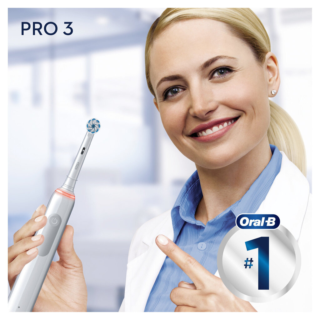 Elektrinis dantų šepetėlis Oral-B Pro 3 3900 цена и информация | Elektriniai dantų šepetėliai | pigu.lt