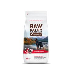 Сухой беззерновой корм Raw Paleo для собак крупных пород Adult Large wire с говядиной, 12 кг цена и информация |  Сухой корм для собак | pigu.lt