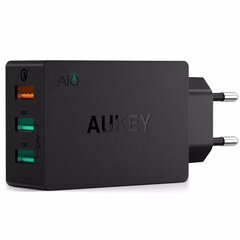 Kroviklis telefonui Aukey 3XUSB kaina ir informacija | Krovikliai telefonams | pigu.lt