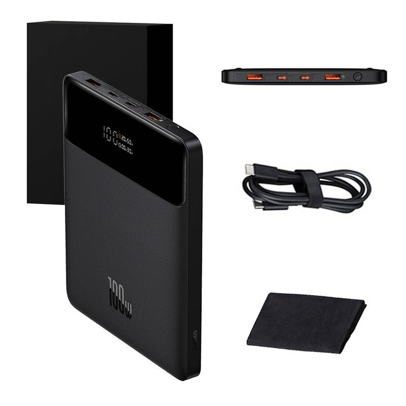 Atsarginis maitinimo šaltinis Baseus Blade 20000mAh, 2xUSB + 2xUSB-C, 100W kaina ir informacija | Atsarginiai maitinimo šaltiniai (power bank) | pigu.lt