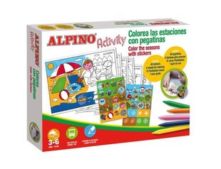 Набор для раскрашивания/восковые мелки Alpino Activity, 12 цветов цена и информация | Принадлежности для рисования, лепки | pigu.lt