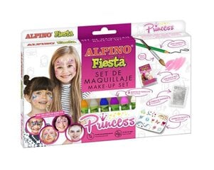 Grimo rinkinys Alpino Fiesta Princess, 6 spalvos x 5g kaina ir informacija | Karnavaliniai kostiumai | pigu.lt