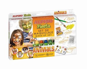 Набор для грима Alpino Fiesta Animals, 6 цветов x 5г цена и информация | Карнавальные костюмы | pigu.lt