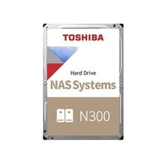 Toshiba N300 NAS HDWG31GUZSVA kaina ir informacija | Vidiniai kietieji diskai (HDD, SSD, Hybrid) | pigu.lt