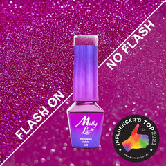 Gelinis nagų lakas Molly Lac - Duo Flashing Lights Rose Of Dreams 5ml Nr 601 kaina ir informacija | Nagų lakai, stiprintojai | pigu.lt