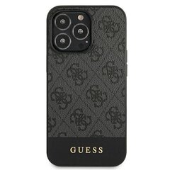 Guess GUHCP13LG4GLGR iPhone 13 Pro / 13 6.1" серый / серый жесткий 4G Stripe Collection цена и информация | Чехлы для телефонов | pigu.lt