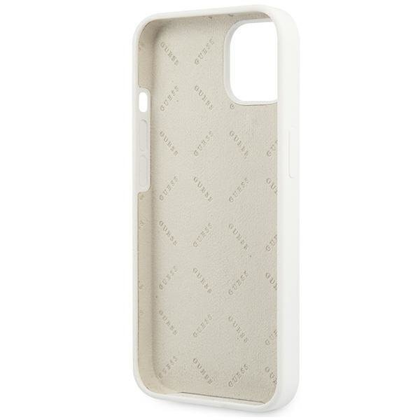 Guess GUHCP13SLS4GGWH, skirtas iPhone 13 mini, baltas цена и информация | Telefono dėklai | pigu.lt