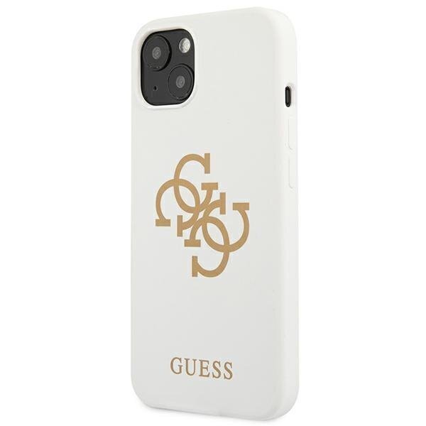 Guess GUHCP13SLS4GGWH, skirtas iPhone 13 mini, baltas цена и информация | Telefono dėklai | pigu.lt