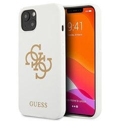 Guess GUHCP13SLS4GGWH, skirtas iPhone 13 mini, baltas kaina ir informacija | Telefono dėklai | pigu.lt