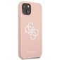 Guess GUHCP13SLS4GWPI, skirtas iPhone 13 mini, rožinis kaina ir informacija | Telefono dėklai | pigu.lt
