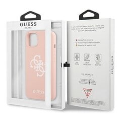 Guess GUHCP13SLS4GWPI, skirtas iPhone 13 mini, rožinis kaina ir informacija | Telefono dėklai | pigu.lt