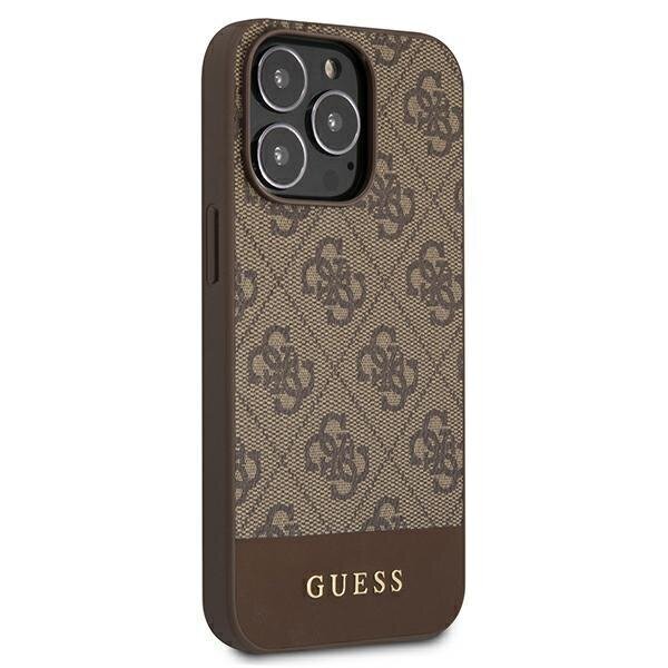 Guess GUHCP13XG4GLBR iPhone 13 Pro Max 6,7 &quot;brown цена и информация | Telefono dėklai | pigu.lt