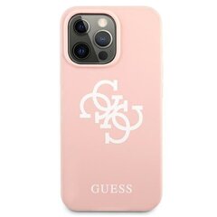 Guess GUHCP13XLS4GWPI, skirtas iPhone 13 Pro Max, rožinis kaina ir informacija | Telefono dėklai | pigu.lt