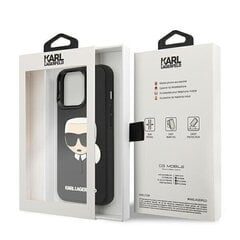 Telefono dėklas Karl Lagerfeld KLHCP13LKH3DBK iPhone 13 Pro / 13 6.1'' kaina ir informacija | Telefono dėklai | pigu.lt