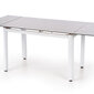 Išskleidžiamas stalas Halmar Alston, baltas/smėlio spalvos kaina ir informacija | Virtuvės ir valgomojo stalai, staliukai | pigu.lt