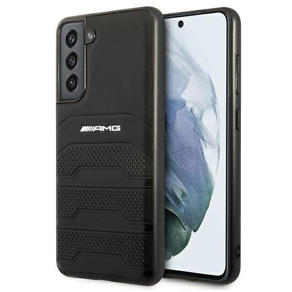 AMG AMHCS21FESGSEBK, skirtas Samsung Galaxy S21 FE G990, juodas kaina ir informacija | Telefono dėklai | pigu.lt