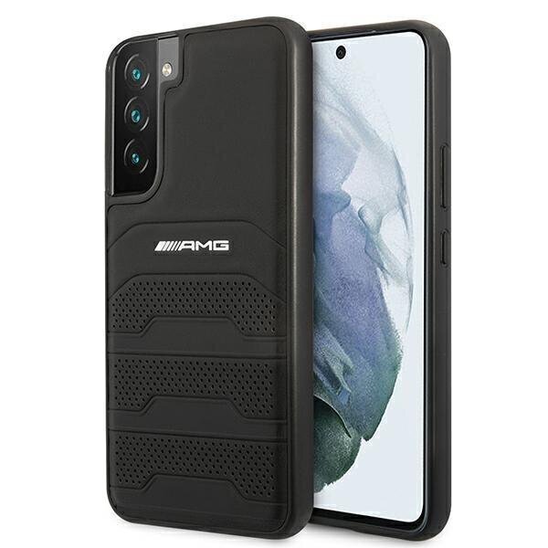AMG AMHCS22MGSEBK, skirtas Samsung Galaxy S22 + S906, juodas kaina ir informacija | Telefono dėklai | pigu.lt