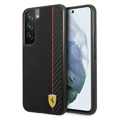 Telefono dėklas Ferrari FESAXHCS22SBK S22 S901 kaina ir informacija | Telefono dėklai | pigu.lt