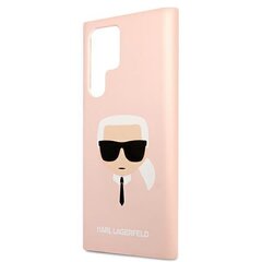 Telefono dėklas Karl Lagerfeld KLHCS22LSLKHPI S22 Ultra S908 kaina ir informacija | Telefono dėklai | pigu.lt