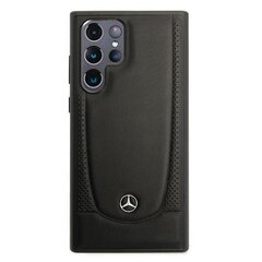 Mercedes MEHCS22LARMBK S22 Ultra S908 black / black Leather Urban Line kaina ir informacija | Telefono dėklai | pigu.lt