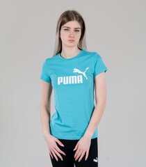 Женская футболка Puma 586775*61, синяя 4064535712452 цена и информация | Женские футболки | pigu.lt