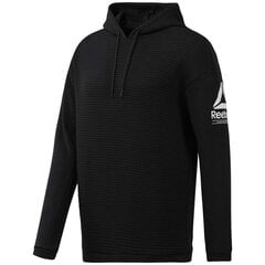 Толстовка с капюшоном мужская Reebok FLEECE OTH HOOD EC0880, чёрная S2019366 цена и информация | Мужские толстовки | pigu.lt