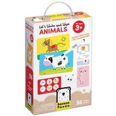 Veiklos rinkinys Let's Write and Wipe Animals 3+ kaina ir informacija | Lavinamieji žaislai | pigu.lt