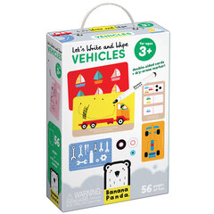 Veiklos rinkinys Let's Write and Wipe Vehicles 3+ цена и информация | Развивающие игрушки | pigu.lt