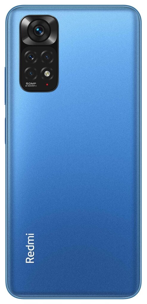 Xiaomi Redmi Note 11 Dual SIM 4/128GB,MZB0AO3EU Twilight Blue цена и информация | Mobilieji telefonai | pigu.lt