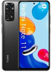 Xiaomi Redmi Note 11 4/64GB Dual SIM Graphite Gray kaina ir informacija | Mobilieji telefonai | pigu.lt