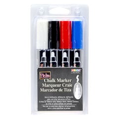 Kreidiniai markeriai Marvy Bistro Chalk Marker #480-4C, 4vnt. kaina ir informacija | Piešimo, tapybos, lipdymo reikmenys | pigu.lt