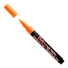 Kreidinis markeris Marvy Bistro Chalk Marker plonu antgaliu, #482 Fluo Orange, 1 vnt. цена и информация | Принадлежности для рисования, лепки | pigu.lt