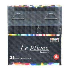 Permanentiniai markeriai teptukiniu antgaliu Le Plume Permanent #3000-36A, 36 vnt. kaina ir informacija | Piešimo, tapybos, lipdymo reikmenys | pigu.lt