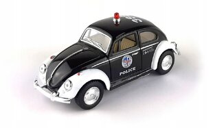 Металлическая полицейская модель Volkswagen Classical Beetle (Police) 1:32, 1785 цена и информация | Игрушки для мальчиков | pigu.lt
