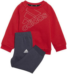 Cпортивный детский костюм Adidas I Bl Fl Jog H65820/98, синий/красный цена и информация | Комплекты для мальчиков | pigu.lt