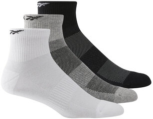 Kojinės suaugusiems Reebok Te Ank Sock 3p, baltos kaina ir informacija | Vyriškos kojinės | pigu.lt