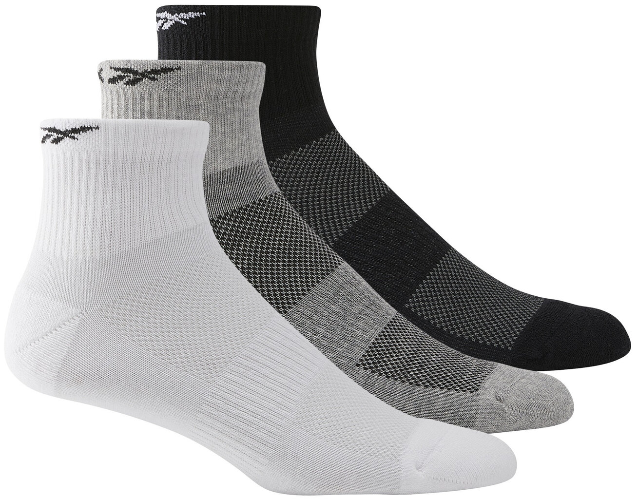 Kojinės suaugusiems Reebok Te Ank Sock 3p, baltos цена и информация | Vyriškos kojinės | pigu.lt