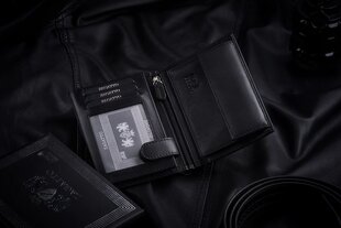 Piniginė vyrams Zagatto ZG-N4-F8-46610, juoda kaina ir informacija | Vyriškos piniginės, kortelių dėklai | pigu.lt