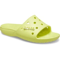 Crocs™ moteriškos šlepetės Classic Slide, šviesiai žalios kaina ir informacija | Šlepetės moterims | pigu.lt