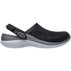 Šlepetės Crocs LiteRide 360 Clog 206708 0DD, juodai/pilkos kaina ir informacija | Crocs™ Vaikams ir kūdikiams | pigu.lt