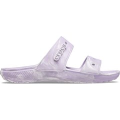 Тапки Crocs™ Classic Marbled Sandal 167695 цена и информация | Женские тапочки | pigu.lt