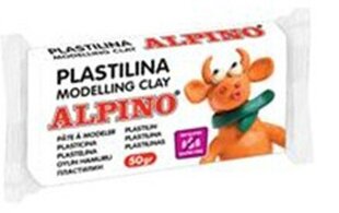 Пластилин Alpino, белый, 50 г цена и информация | Принадлежности для рисования, лепки | pigu.lt