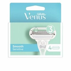 Skutimosi galvutės Gillette Venus Breeze, 4 vnt kaina ir informacija | Skutimosi priemonės ir kosmetika | pigu.lt