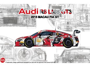 Plastikinis surenkamas modelis NuNu Audi R8 LMS GT3 2015 FIA GT3 World Cup, 1/24. 24028 kaina ir informacija | NuNu Vaikams ir kūdikiams | pigu.lt