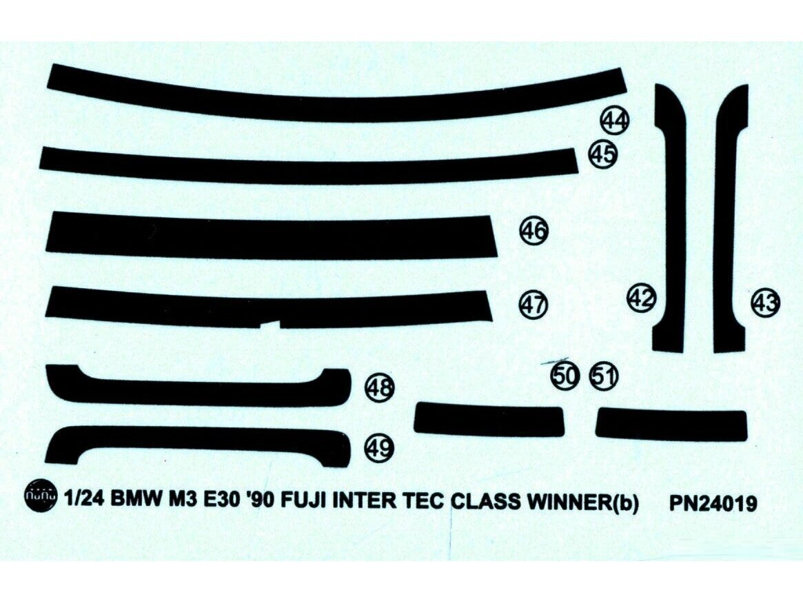 Surenkamas modelis BMW M3 E30, NuNu. kaina ir informacija | Konstruktoriai ir kaladėlės | pigu.lt